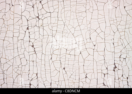 Détail de peinture fissurée texture background. Banque D'Images