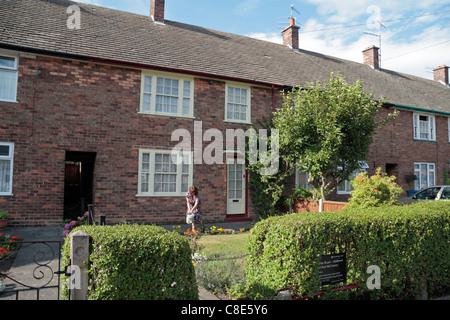 20 Forthlin Road, la maison d'enfance de Paul McCartney, partie du célèbre groupe de Liverpool les Beatles. Liverpool, Royaume-Uni. Banque D'Images