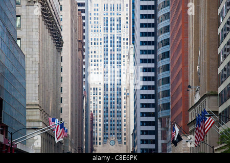 Chicago Board of Trade Building, LaSalle Street, Chicago, Illinois Banque D'Images