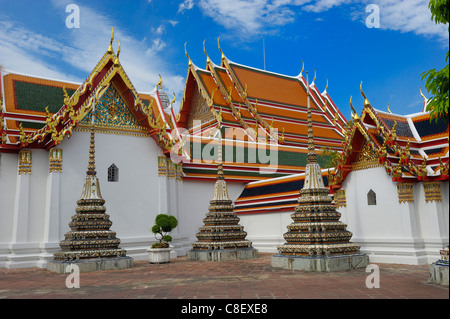 Wat Pho, vieux, ville, ville, Bangkok, Thaïlande, Asie, Banque D'Images