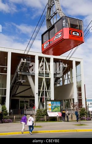 Mount Roberts Tramway, Juneau, Southeast Alaska, États-Unis d'Amérique Banque D'Images