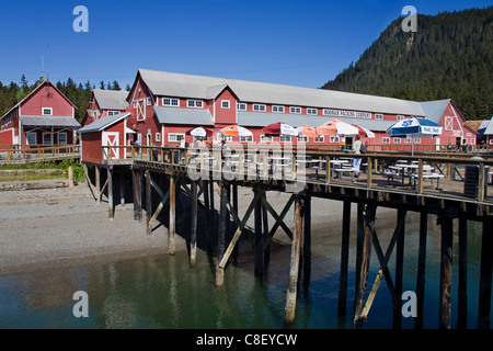 Icy Strait Point Cannery Museum, Hoonah, Ville de l'Île Chichagof, sud-est de l'Alaska, États-Unis d'Amérique Banque D'Images