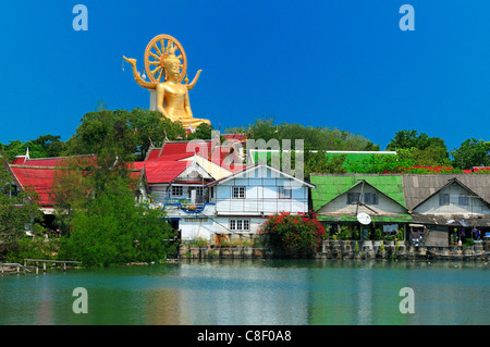 Lagoon, Big Buddha, Koh Samui, Thaïlande, Asie, flexibles, de l'eau Banque D'Images