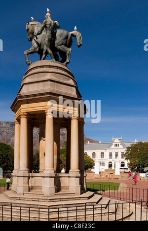 Delville Wood Memorial et South African Museum. Company's Garden, Cape Town, Afrique du Sud. Banque D'Images