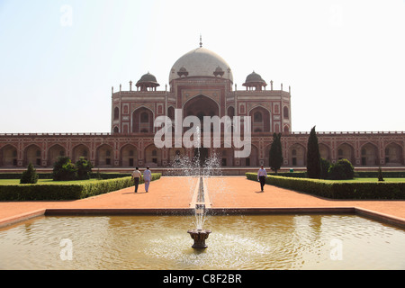 Tombe de Humayun, UNESCO World Heritage Site, New Delhi, Inde Banque D'Images