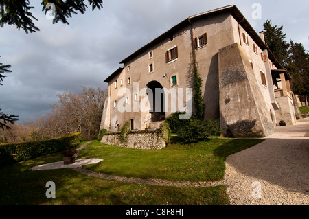 Sanctuaire franciscain de La Foresta, Rieti, Latium (lazio, Italie Banque D'Images