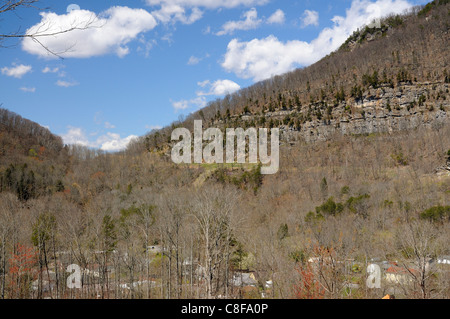 Cumberland Gap historique dans New York, la porte de l'ouest de désert à la fin du xviiie siècle en Amérique Banque D'Images