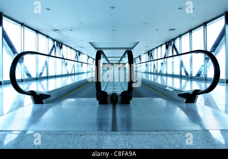 Point de vue de l'office de couloir avec escalier Banque D'Images