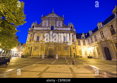 St Carolus Borromeuskerk baroque flamande datant de 1621, conçu par Rubens, Anvers, Flandre orientale, Belgique Banque D'Images