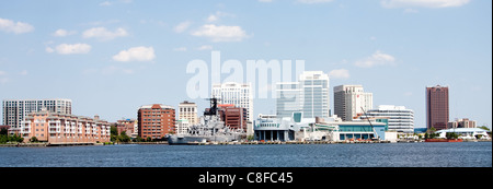 Ville de Norfolk, VA Banque D'Images