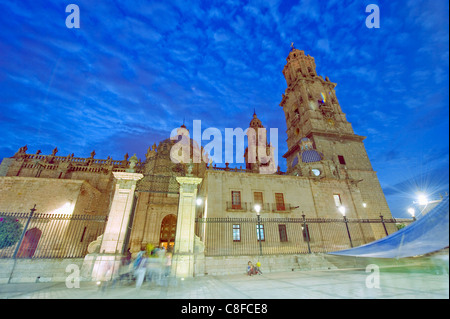 Cathédrale, Morelia, UNESCO World Heritage Site, state, Mexico Banque D'Images