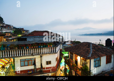 Isla de Janitzio Lago de Patzcuaro, Michoacan state, Mexico Banque D'Images