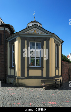 Allemagne, Europe, Xanten, Rhin, Bas-rhin, Rhénanie du Nord-Westphalie, pavillon de jardin, maison d'été, baroque Banque D'Images