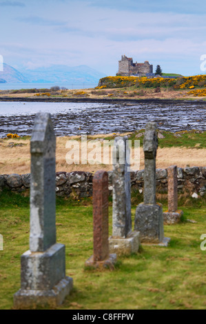 Duart Castle, île de Mull, Hébrides intérieures, Ecosse, Royaume-Uni Banque D'Images