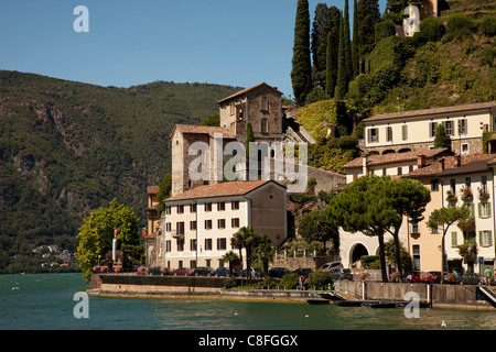 Lugano, Lac de Lugano, dans le canton de Tessin, Suisse Banque D'Images