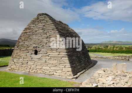 L'Oratoire Gallarus sur la péninsule de Dingle, Couty Kerry, Irlande Banque D'Images