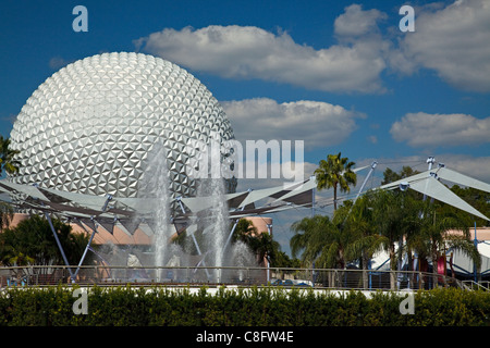 Centre EPCOT à Walt Disney World à Orlando, Floride Banque D'Images