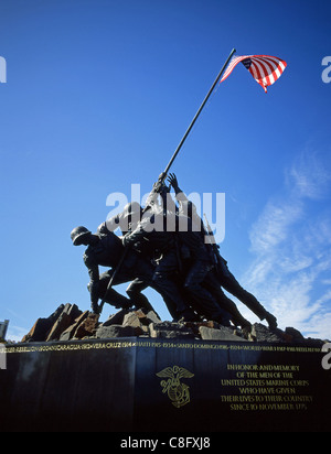 Le Marine Corps War Memorial, Rosslyn, Virginia, United States of America Banque D'Images