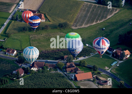 Festival de montgolfières - Primagaz Ballonweek Anger am See, Autriche Banque D'Images