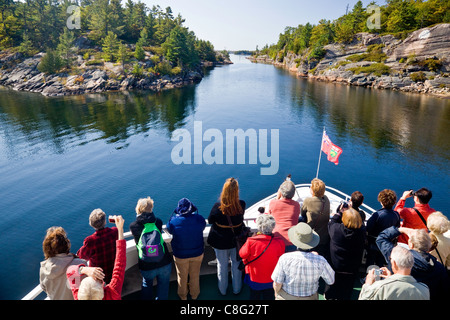 10,000 îles dans la baie Georgienne, sur le lac Huron en Ontario;Canada près de Perry Sound;Cottage Country Banque D'Images