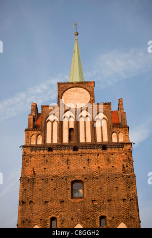 City Gate Kröpeliner Tor, Rostock, Mecklenburg-Vorpommern, Allemagne Banque D'Images