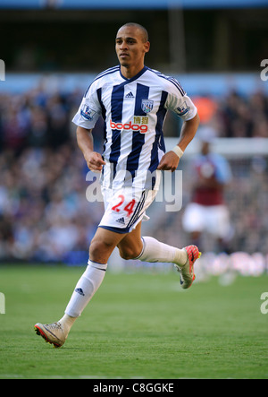 Peter Odemwingie de West Bromwich Albion Banque D'Images