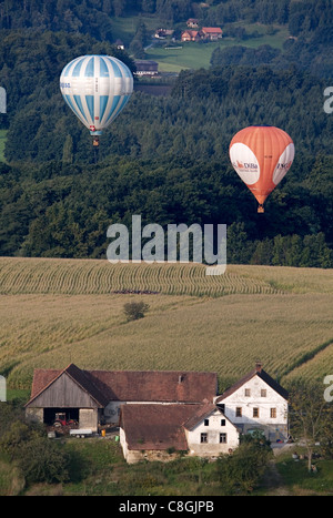 Festival de montgolfières - Primagaz Ballonweek Anger am See, Autriche Banque D'Images