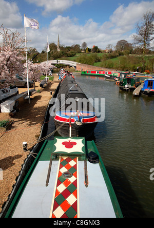 Marina Northamptonshire Braunston Banque D'Images