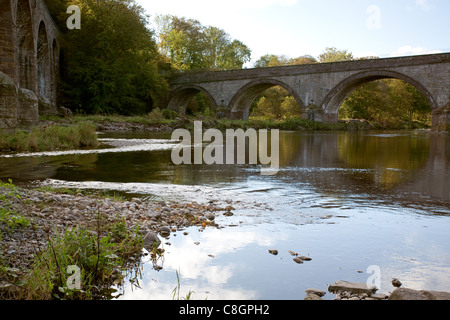 Northwater ponts sur la rivière North Esk Angus Scotland UK Banque D'Images