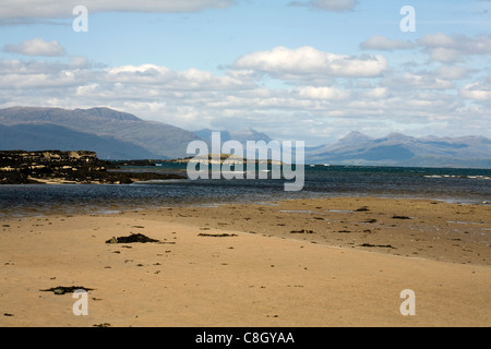 Plage de Rubha Ardnish Breakish Broadford Isle of Skye Ecosse Banque D'Images