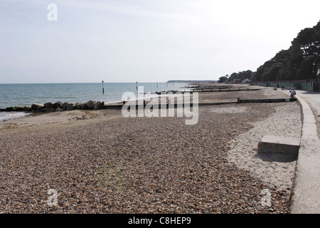 Plage Avon Christchurch Dorset Banque D'Images