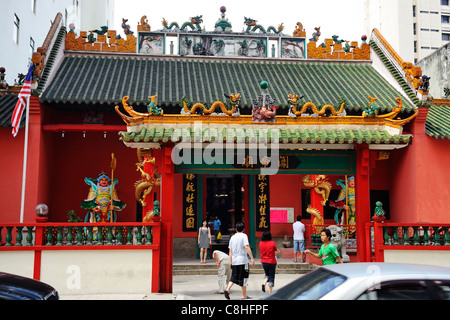 Sin Sze Si Ya Temple chinois, Kuala Lumpur, Malaisie Banque D'Images