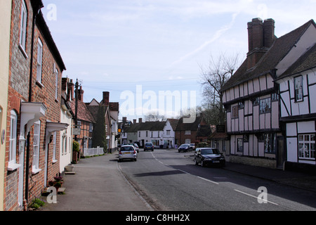 High Street Dorchester on Thames Oxfordshire Banque D'Images