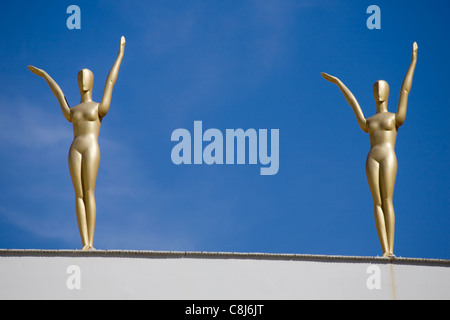 Sculptures du Teatre-Museu Dali, Figueres, en Catalogne, Espagne Banque D'Images