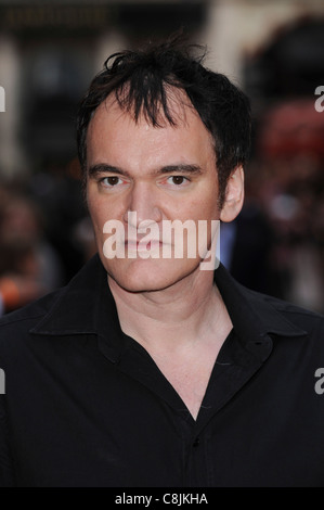 Quentin Tarantino assiste à la 'Inglourious Basterds' UK Premiere à Leicester Square, le 23 juillet 2009. Banque D'Images