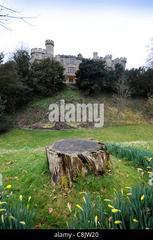 Château de Devizes dans le Wiltshire UK Banque D'Images