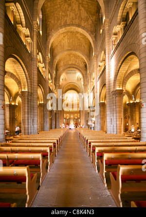 Intérieur de la Cathédrale Notre-Dame-Immaculée (Cathédrale de Notre-Dame de l'Immaculée Conception) aka la cathédrale de Monaco. Banque D'Images