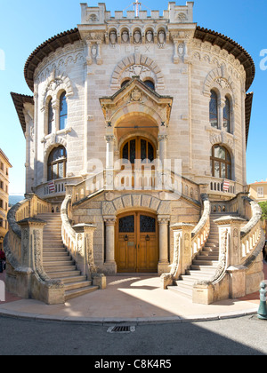 Le Palais de Justice de Monaco. Banque D'Images