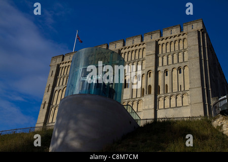 Le Magnifique Edifice Du Chateau Normand A Norwich Norfolk Angleterre Photo Stock Alamy