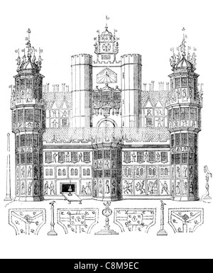 Nonsuch Palace palais royal Tudor Henry VIII Surrey Angleterre Renaissance ornée de conception Banque D'Images