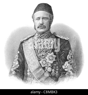 Le major-général Charles George Gordon 1833 Chinois 1885 Pasha Khartoum officier de l'armée britannique Royal Engineers guerre administrateur Banque D'Images
