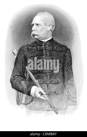 Le Field Marshal Sir Donald Martin Stewart 1 baronnet 1824 1900 Commandant en chef britannique, le secrétaire du Conseil de l'Inde Bengale État Banque D'Images