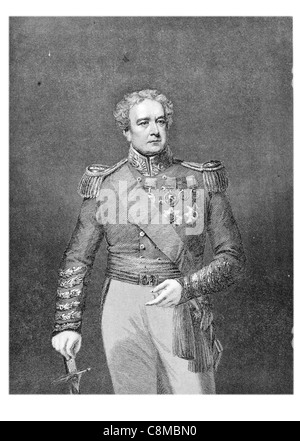 Le Major-général Sir Robert Henry vente 1782 1845 Officier de l'armée britannique garnison commandée f Jalalabad Première Guerre d'Afghanistan Banque D'Images