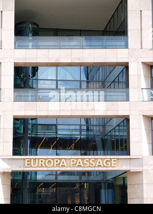 Centre commercial Europa Passage Hambourg Banque D'Images