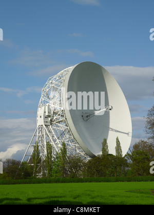 Le radiotélescope Lovell, Observatoire Jodrell Bank, Cheshire Banque D'Images