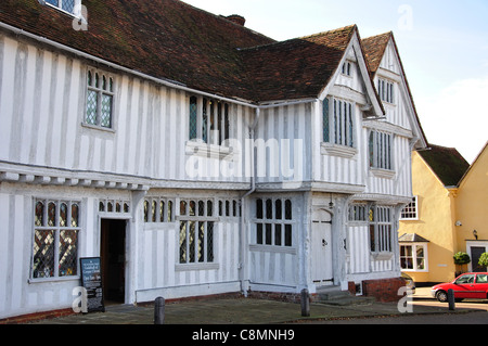 16e siècle Guildhall of Corpus Christi, Place du marché, Lavenham, Suffolk, Angleterre, Royaume-Uni Banque D'Images