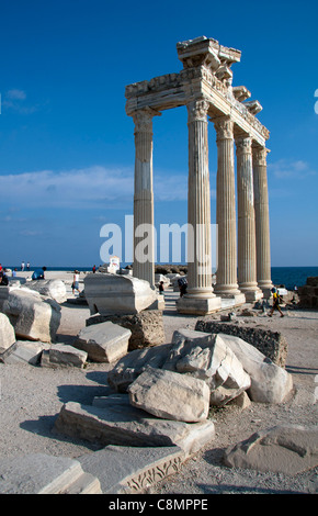 Temple d'Apollon, Side, Turquie Banque D'Images