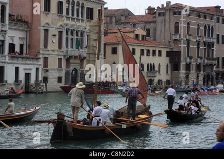 Régate Historique à Venise - Regata Storica di Venezia Banque D'Images