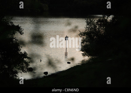 Duddingston Loch de nuit Banque D'Images