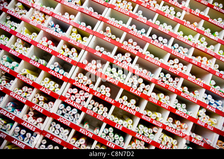 Station rock ou véritable rock Blackpool - choisissez votre nom - en vente à Blackpool, Royaume-Uni Banque D'Images